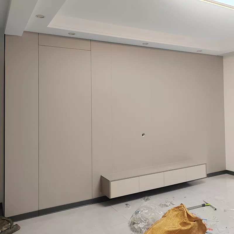 Ván tường hạt gỗ nguyên khối